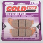 Plaquette de frein gold fren pour moto honda 800 vfr crossrunner abs 2011 a 2013 arg / xb / xc / xd neuf ...