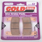 Plaquette de frein gold fren pour moto honda 900 cbr fireblade 2000 a 2001 avg / avd / rry / rr1 neuf ...