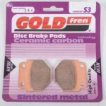 Plaquette de frein gold fren pour moto hongdou 125 ghd 7 2005 a 2007 avg neuf