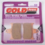 Plaquette de frein gold fren pour moto kawasaki 1400 zzr abs 2015 - 2015 ar neuf