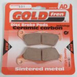 Plaquette de frein gold fren pour moto ktm 640 lc4 sc 1999 a 2006 avg neuf