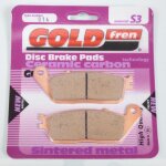 Plaquette de frein gold fren pour moto kymco 250 venox 2004 a 2006 avg / mod�le a carburateur / rfbr20011 ...