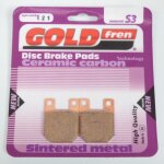 Plaquette de frein gold fren pour moto peugeot 50 xps track 2011 a 2012 ard / jante avant 21 pouces neuf ...