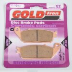 Plaquette de frein gold fren pour moto swm 440 silver vase 4t 2015 avg neuf