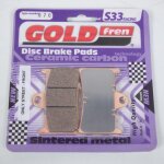 Plaquette de frein gold fren pour moto yamaha 1100 bt bulldog 2002 a 2006 avg / avd / p / r / s / t / ...