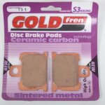 Plaquette de frein gold fren pour moto yamaha 750 xj seca 1981 - 1982 av neuf