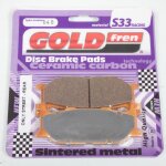 Plaquette de frein gold fren pour moto yamaha 950 r - xvs 2014 a 2018 avg / avd / amortisseur arri�re ...