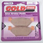 Plaquette de frein gold fren pour moto yamaha 950 xv racer 2015 a 2016 ard / amortisseur arri�re a bonbonne ...