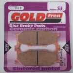 Plaquette de frein gold fren pour moto yamaha 950 xv racer 2015 a 2016 avg / avd / amortisseur arri�re ...