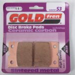Plaquette de frein gold fren pour moto mz 301 saxon tour 1993 a 1998 avg neuf