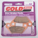 Plaquette de frein gold fren pour quad arctic cat 550 trv ltd 2 up 2013 a 2014 avg / avd / ard neuf