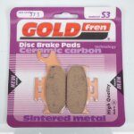 Plaquette de frein gold fren pour quad can - am 500 renegade 2008 a 2009 av / ar neuf