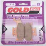 Plaquette de frein gold fren pour pour quad can - am 650 outlander xt 4x4 2007 a 2012 avg / 2p7a / b ...