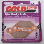 Plaquette de frein gold fren pour quad cf moto 625 terralander 2011 a 2014 avg / avd neuf