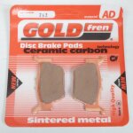 Plaquette de frein gold fren pour pour quad honda 420 trx fourtrax 4x4 2007 a 2011 ard / fm7 / fm8 / ...