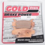 Plaquette de frein gold fren pour pour quad honda 500 trx fourtrax foreman es 4x4 2005 a 2011 avg / avd ...