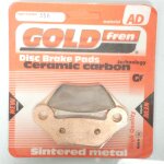 Plaquette de frein gold fren pour quad jcb 1000 d workmax 4x4 2010 a 2014 avg / avd / ard neuf