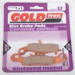 Plaquette de frein gold fren pour pour quad kawasaki 700 kvf prairie 4x4 2004 a 2008 avg / g / a1 / b1 ...