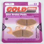 Plaquette de frein gold fren pour quad kawasaki 820 kaf mule pro fxt ranch edition 2016 a 2017 avd / ...