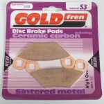 Plaquette de frein gold fren pour quad polaris 1000 scrambler 2015 a 2018 avg / avd / ard neuf Plaquette de frein gold fren pour quad polaris 1000 scrambler 2015 a 2018 avg / avd / ard neuf