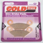 Plaquette de frein gold fren pour quad polaris 400 sportsman 4x4 l 1994 a 1997 avg / avd neuf