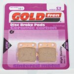 Plaquette de frein gold fren pour quad yamaha 660 yfm g grizzly 2002 a 2007 avg / avd neuf