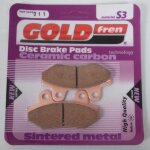 Plaquette de frein gold fren pour scooter garelli 125 xo i tm t 2009 a 2012 avg neuf