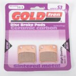 Plaquette de frein gold fren pour scooter gilera 500 fuoco 2007 a 2016 frein de parking neuf