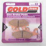 Plaquette de frein gold fren pour scooter kymco 125 activ 2004 a 2006 avg neuf