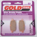 Plaquette de frein gold fren pour scooter lexmoto 50 molly 2015 a 2018 avg / dfe50qt - 3 neuf