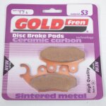 Plaquette de frein gold fren pour scooter pgo 125 tigra 4t 4v 2012 avg neuf
