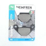 Plaquette de frein newfren pour quad kymco 125 mxer 2002 a 2003 l10020 / l10030 / ar neuf