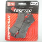 Plaquette de frein perftec pour moto honda 1000 xl v varadero abs 2004 a 2013 avg / avd neuf