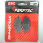 Plaquette de frein perftec pour moto yamaha 125 tdr r deltabox 1993 a 2002 ar neuf