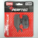 Plaquette de frein perftec pour quad can - am 800 outlander r max efi 2009 a 2012 av / ar neuf