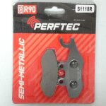 Plaquette de frein perftec pour scooter piaggio 400 mp3 ie lt 2009 a 2012 ar neuf
