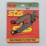 Plaquette de frein sbs pour moto kawasaki 85 kx grandes roues apr�s 2001 726rsi / sinter / paire neuf ...