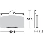 Plaquette de frein sbs p566 - rsi racing