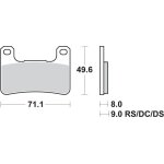 Plaquette de frein sbs p806 - dc racing