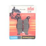 Plaquette de frein sbs pour scooter gilera 800 gp 2009 m55100 / av neuf