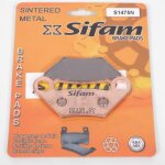 Plaquette de frein sifam pour quad polaris 300 hawkeye 4x2 4x4 2006 a 2010 av / ar neuf