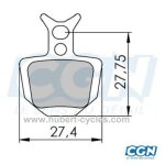 Plaquette vtt sintered formula oro