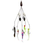 Plate - forme de parapluie de l'alabama a 5 bras avec emerillons de baril, leurres de pêche coulants, ... Plate - forme de parapluie de l'alabama a 5 bras avec emerillons de baril, leurres de pêche coulants, ...