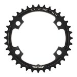 Plateau route 4bra 36dts interieur type shimano ultegra 6800 - 105 5800 noir utg miche 11v.