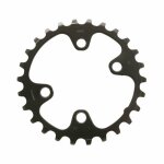 Plateau vtt 4 bras double 26 dents d. 64 shimano slx m7000 int 11v - noir