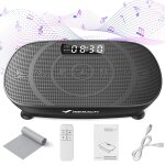 Plateforme vibrante noir merach avec télécommande, la mise en forme des muscles, contrôle automatique ... Plateforme vibrante noir merach avec télécommande, la mise en forme des muscles, contrôle automatique ...