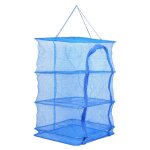 Pliable 4 couches schage filet de pche support suspendu lgumes poissons plats schoir pe cintre poisson ...
