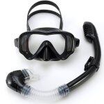 De plonge pour enfants, ensemble de tuba, lunettes de natation, verre tremp, vue panoramique, anti ...