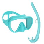 De plongée sans cadre en silicone pur et souple, ensemble de compétition, faible volume interne, lunettes ... De plongée sans cadre en silicone pur et souple, ensemble de compétition, faible volume interne, lunettes ...