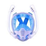 De plonge plein visage 180 silicone panoramique dry top eau de plonge lunettes de natation avec 2 snorkeling ...